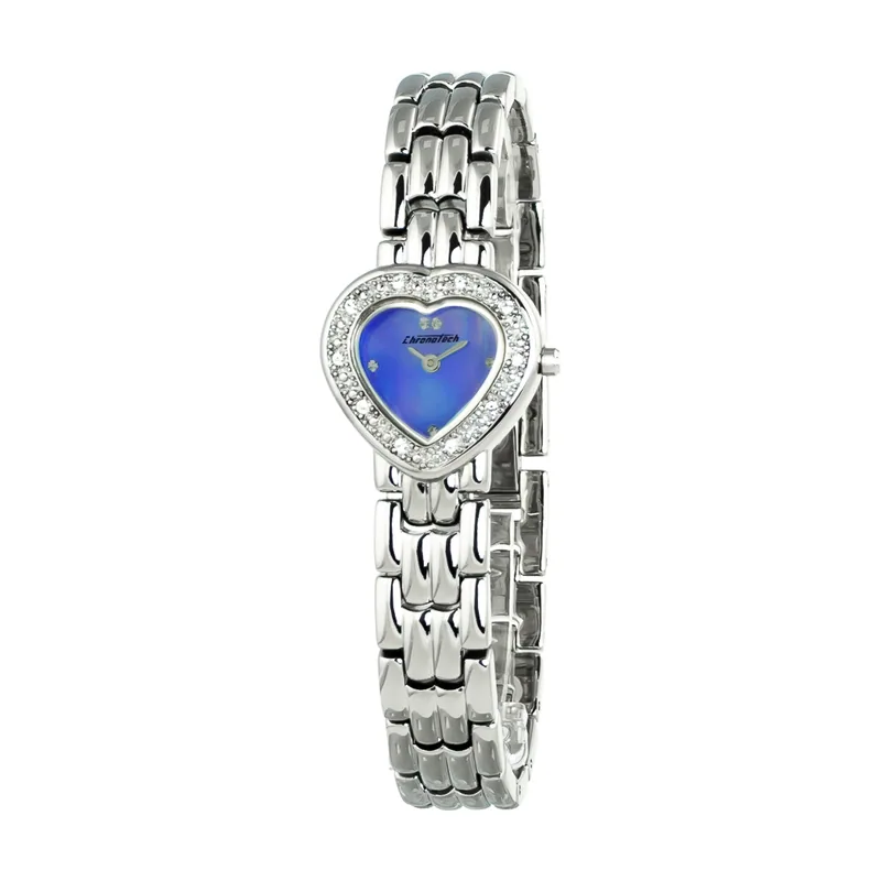 Chronotech Reloj Mujer Analogico Cuarzo con Correa de Acero CT2027L-21