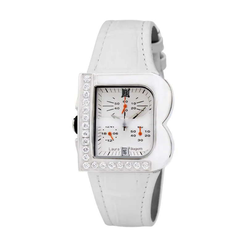 Laura Biagiotti Reloj Mujer Analogico Cuarzo con Correa de Piel LB0002L-07Z