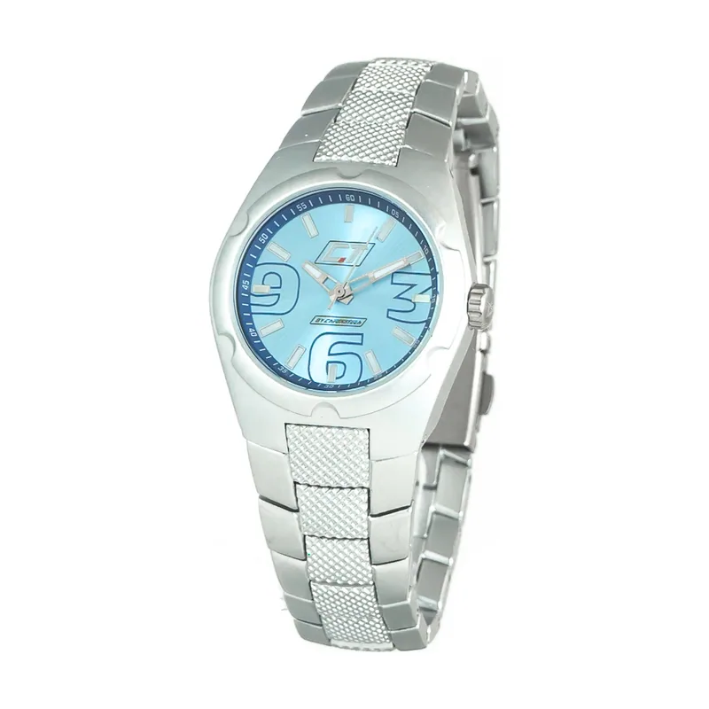 Chronotech Reloj Analógico para Mujer de Cuarzo con Correa en Acero Inoxidable CC7039L-01M