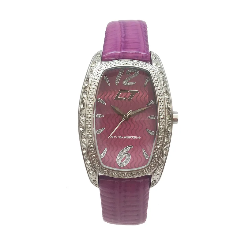 Chronotech Reloj Mujer Analogico Cuarzo con Correa de Piel CC7121LS-08