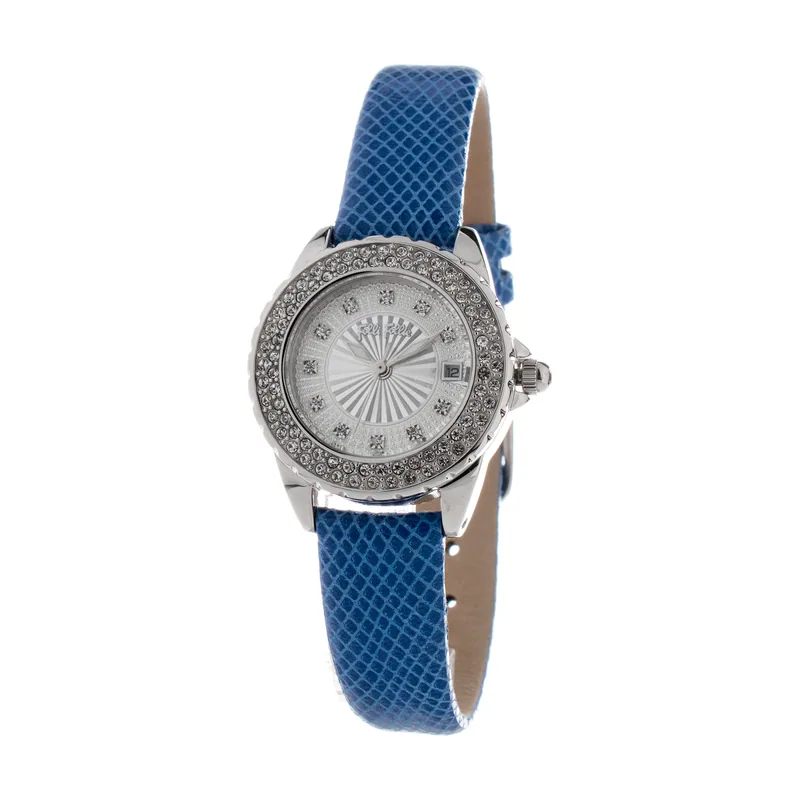Folli follie Reloj Mujer Analogico Cuarzo con Correa de Cuero WF1A006STA