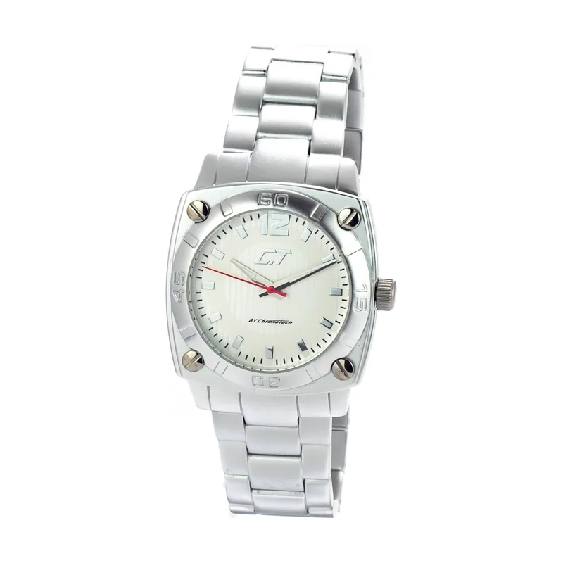 Chronotech Reloj Hombre Analogico Cuarzo con Correa de Aluminio CC7079M-06M