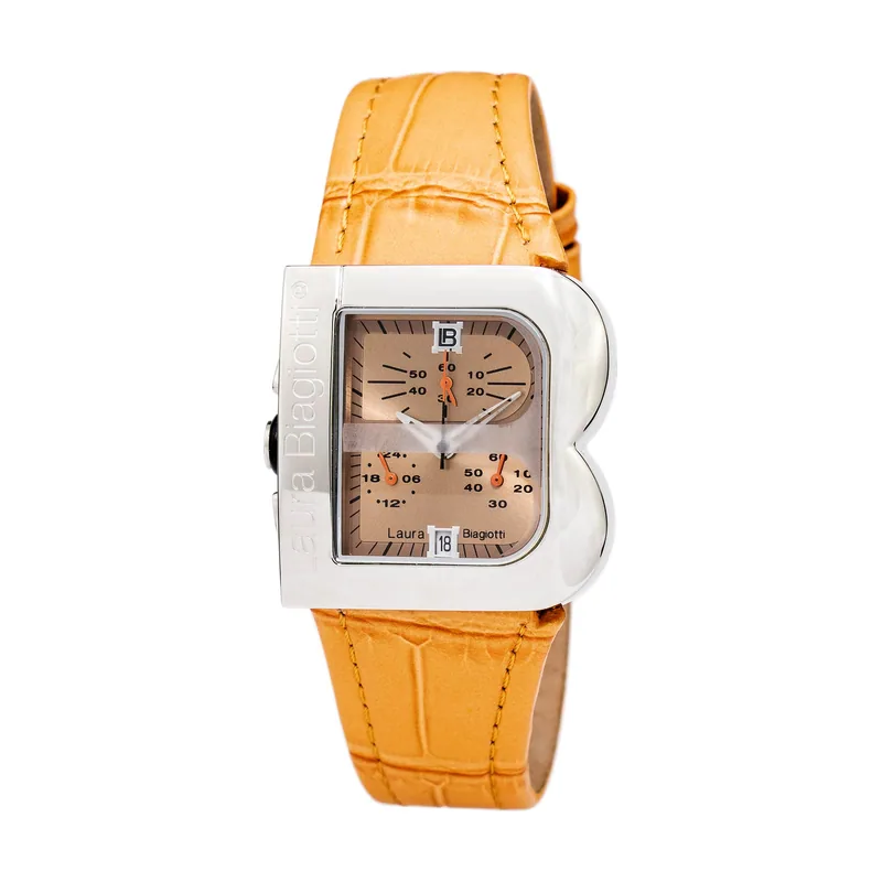 Laura Biagiotti Reloj Mujer Analogico Cuarzo con Correa de Piel LB0002L-06