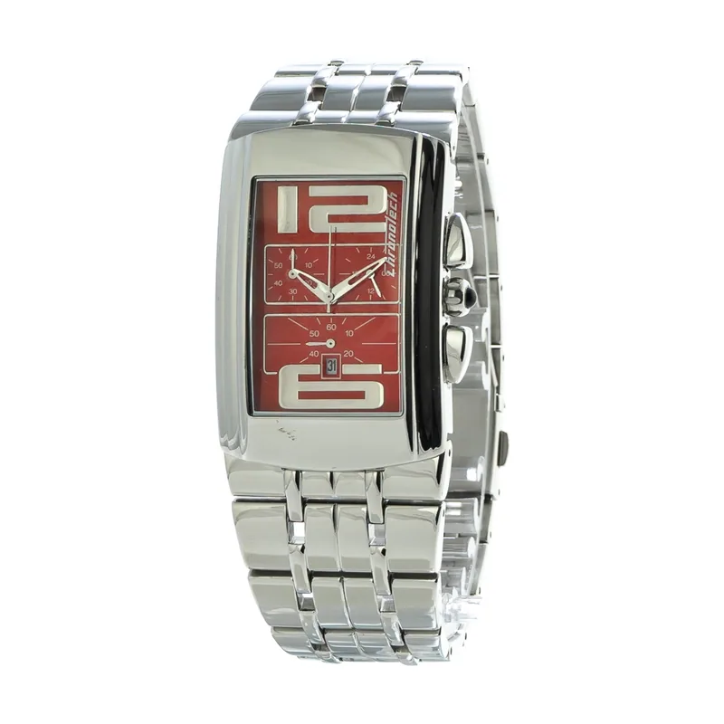 Chronotech Reloj Analógico para Unisex Adultos de Cuarzo con Correa en Acero Inoxidable CT7018B-05M