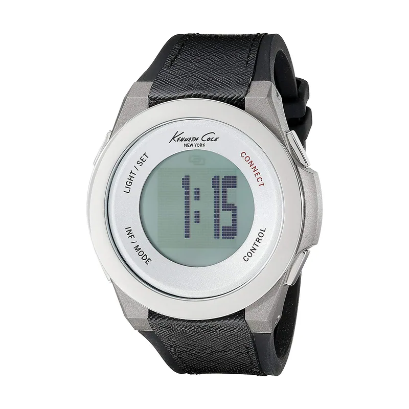 Kenneth cole Reloj Digital para Unisex Adultos de Digital con Correa en Tela 10023867