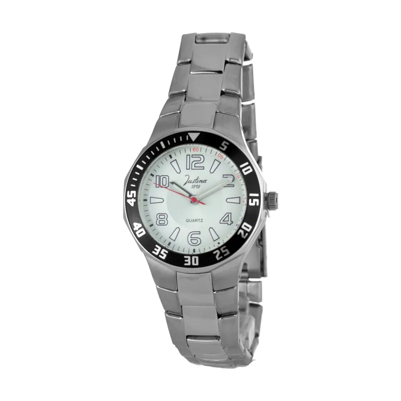 Justina Reloj Mujer Analogico Cuarzo con Correa de Acero 11909B