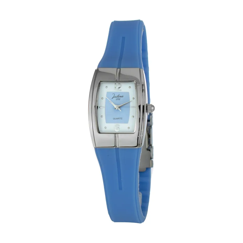 Justina Reloj Mujer Analogico Cuarzo con Correa de Caucho 21814A
