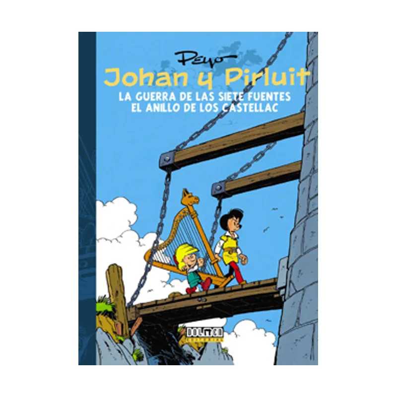 Tebeos dolmen editorial Johan y Pirluit vol. 4 La guerra de las siete fuentes y el anillo de los castellac Fuera Borda