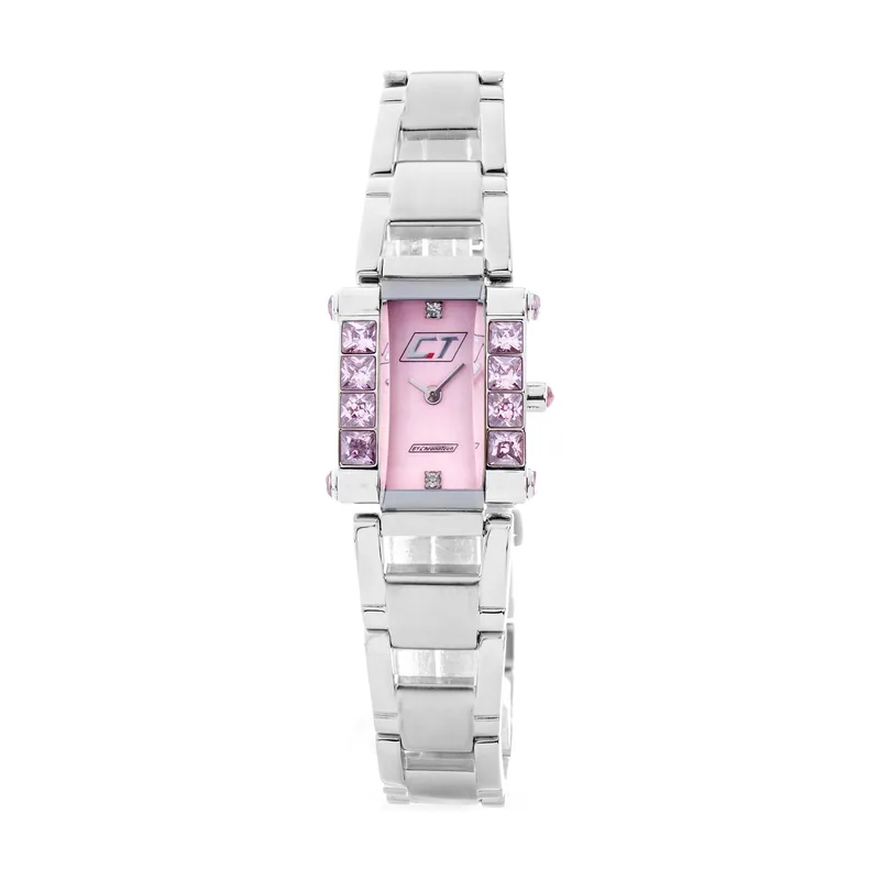 Chronotech Reloj Mujer Analogico Cuarzo con Correa de Acero CC7040LS-07M