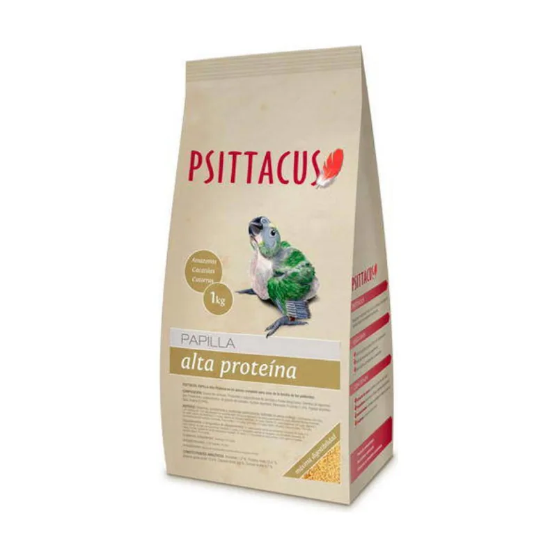 Psittacus 1 KG Alta Proteína Papilla para pájaros