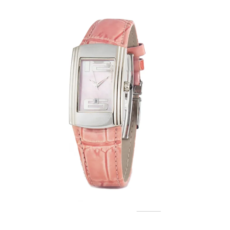 Chronotech Reloj Analógico para Mujer de Cuarzo con Correa en Cuero CT7017L-08