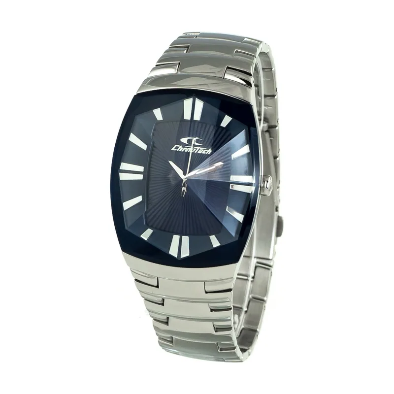 Chronotech Reloj Analógico para Hombre de Cuarzo con Correa en Acero Inoxidable CT7065M-03M