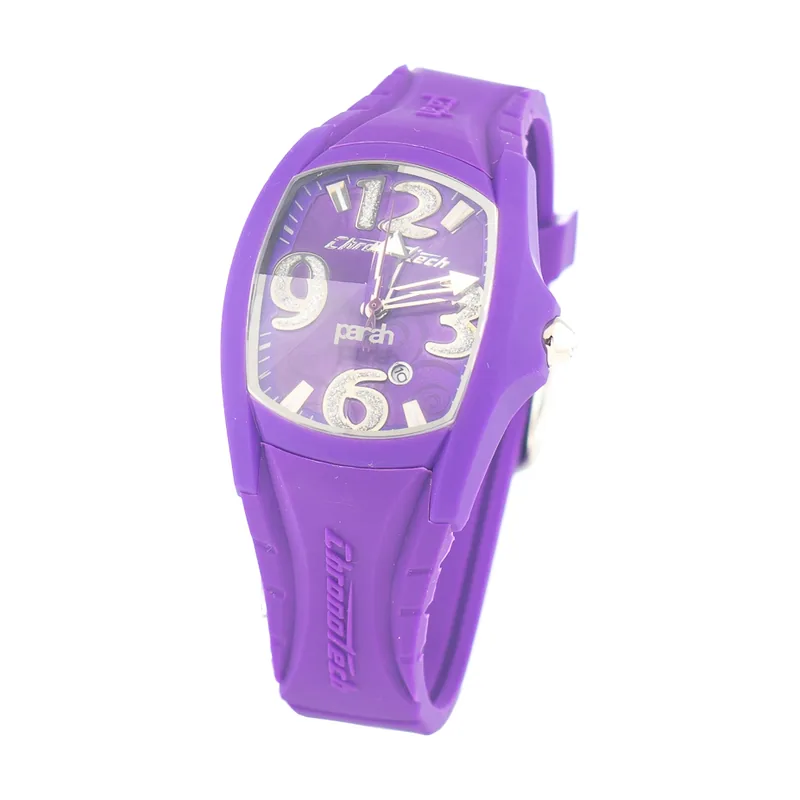 Chronotech Reloj Mujer Analogico Cuarzo con Correa de Caucho CT7134L-11
