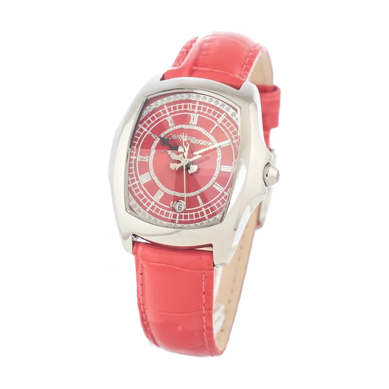 Chronotech Reloj Analógico para Mujer de Cuarzo con Correa en Cuero CT7896L-97