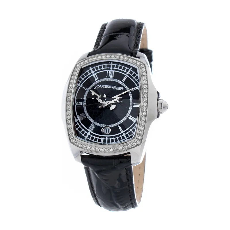 Chronotech Reloj Mujer Analogico Cuarzo con Correa de Piel CT7896LS-92