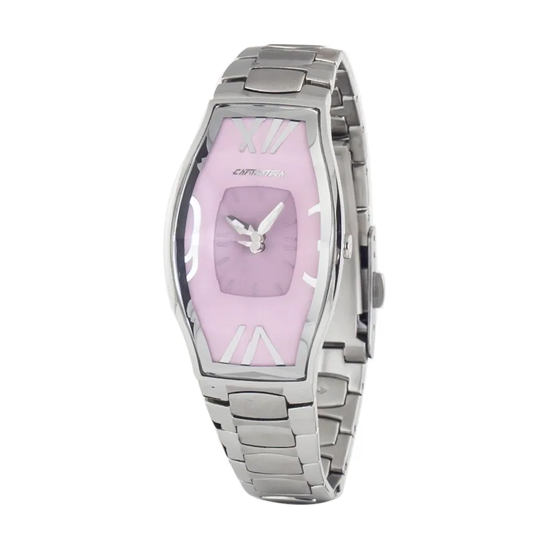 Chronotech Reloj Mujer Analogico Cuarzo con Correa de Acero CT7932L-07M