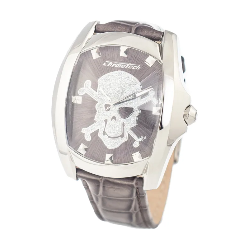 Chronotech Reloj Hombre Analogico Cuarzo con Correa de Piel CT7988M-70