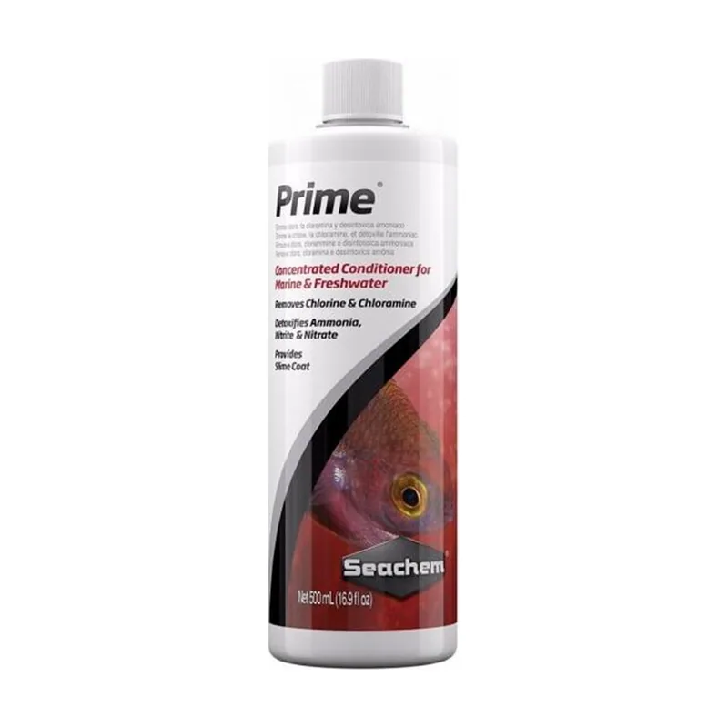 Seachem 5 L Prime Acondicionador de Agua para acuarios