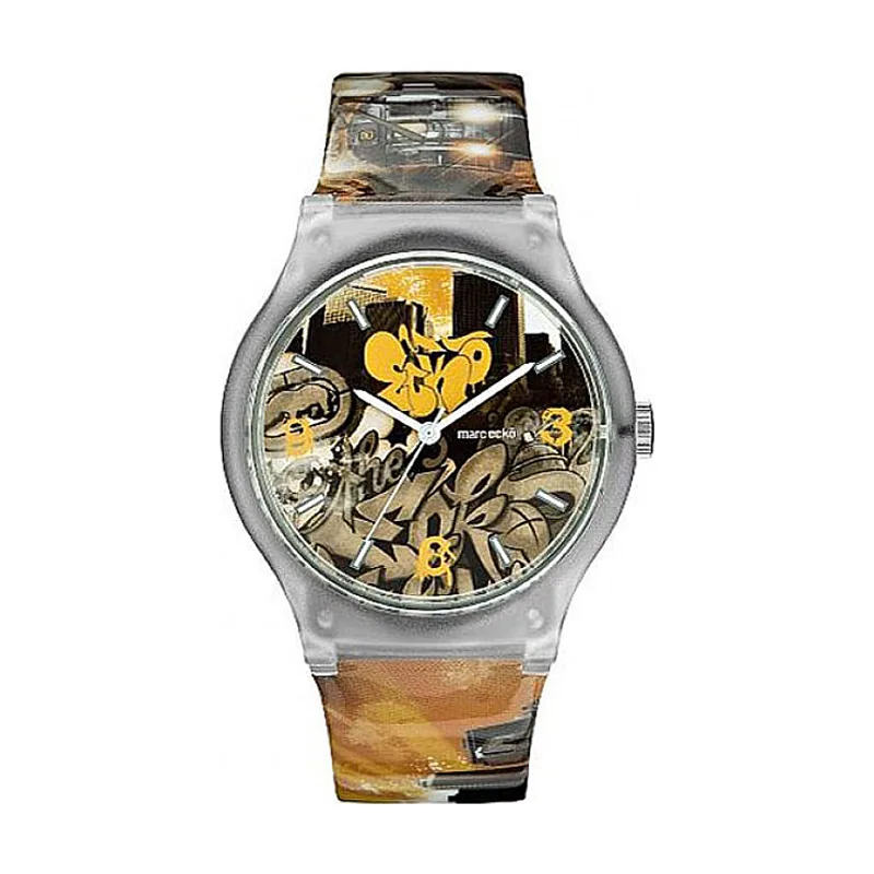 Marc ecko Reloj Unisex Analogico Cuarzo con Correa de Resina E06503M1