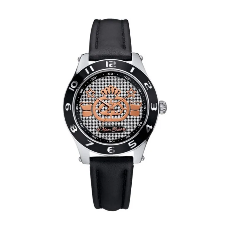Marc ecko Reloj Unisex Analogico Cuarzo con Correa de Piel E09502M1