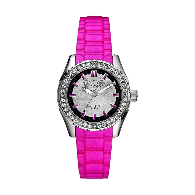 Marc ecko Reloj Mujer Analogico Cuarzo con Correa de Silicona E11599M3