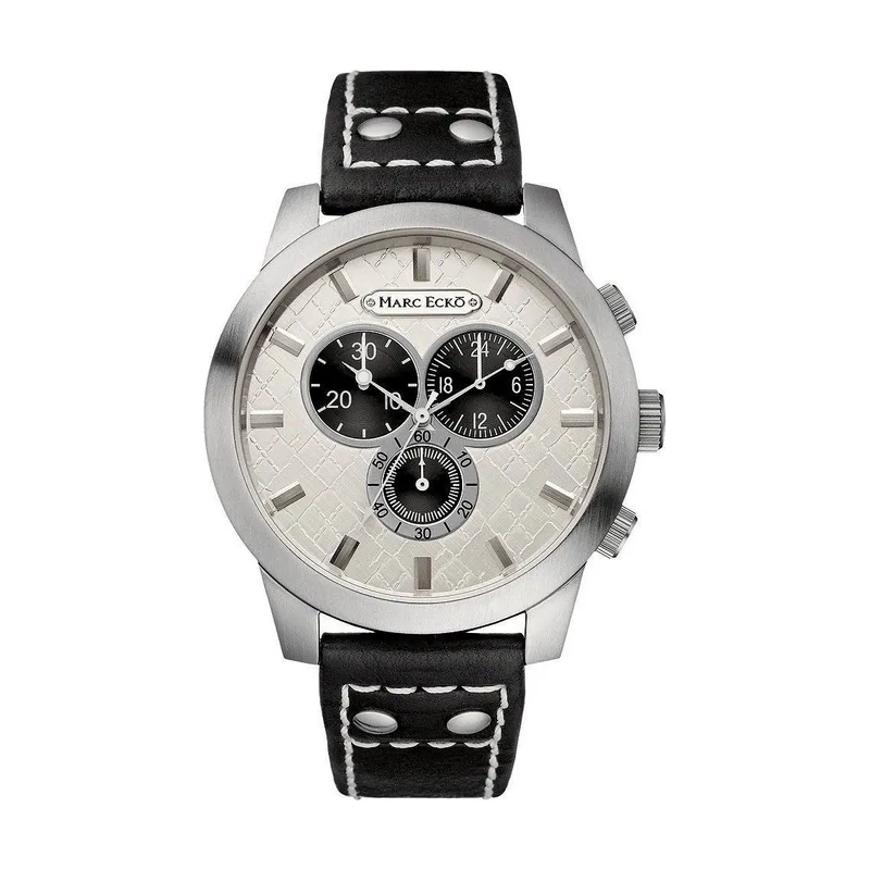 Marc ecko Reloj Hombre Analogico Cuarzo con Correa de Piel E14539G1