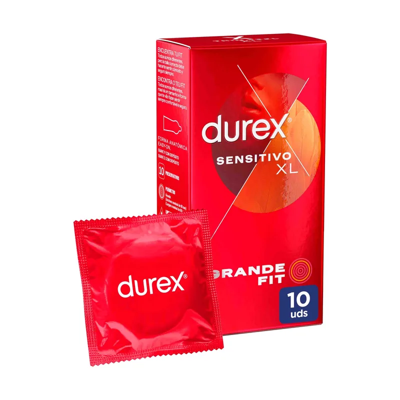 Reckitt Benck HC Durex Sensitivo Xl 10 Preservativos