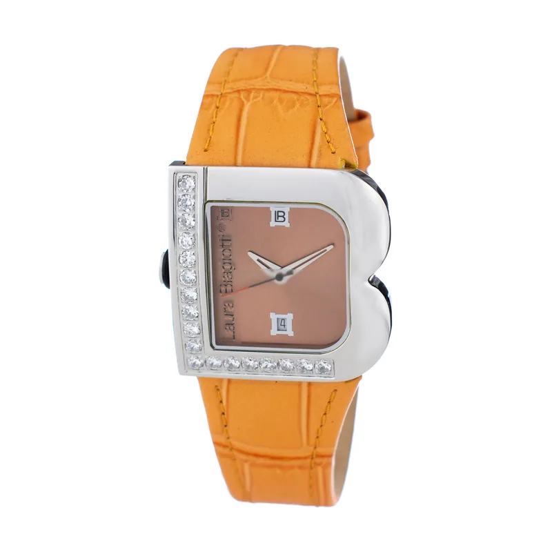Laura Biagiotti Reloj Mujer Analogico Cuarzo con Correa de Piel LB0001L-06Z