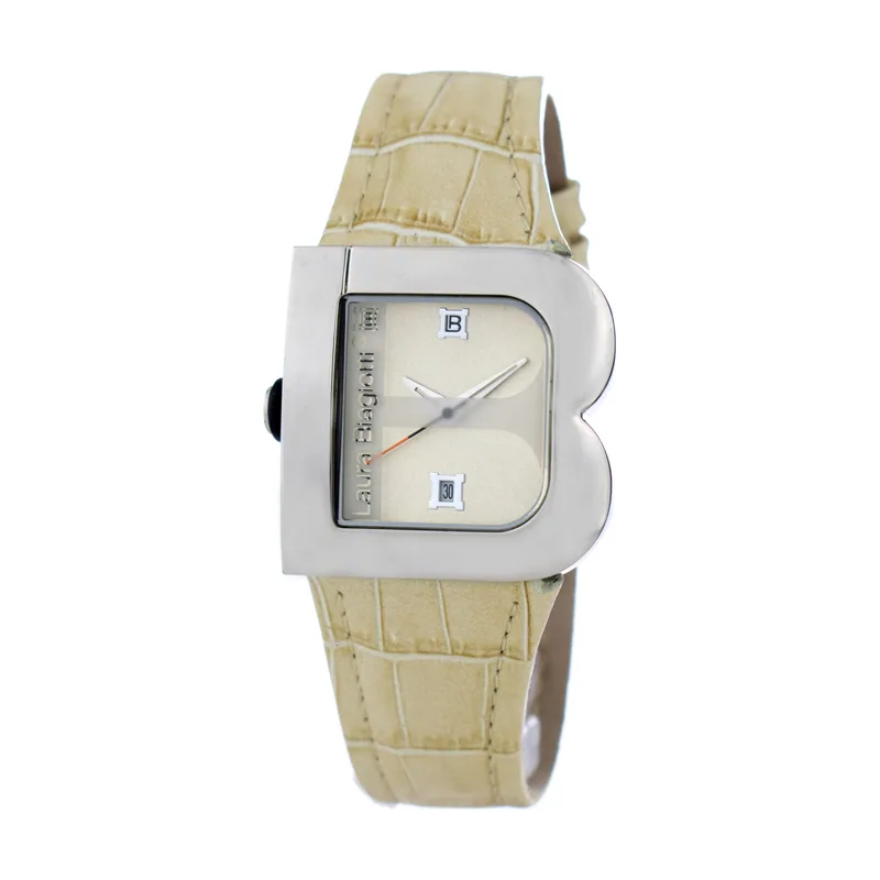 Laura Biagiotti Reloj Mujer Analogico Cuarzo con Correa de Piel LB0001L-11