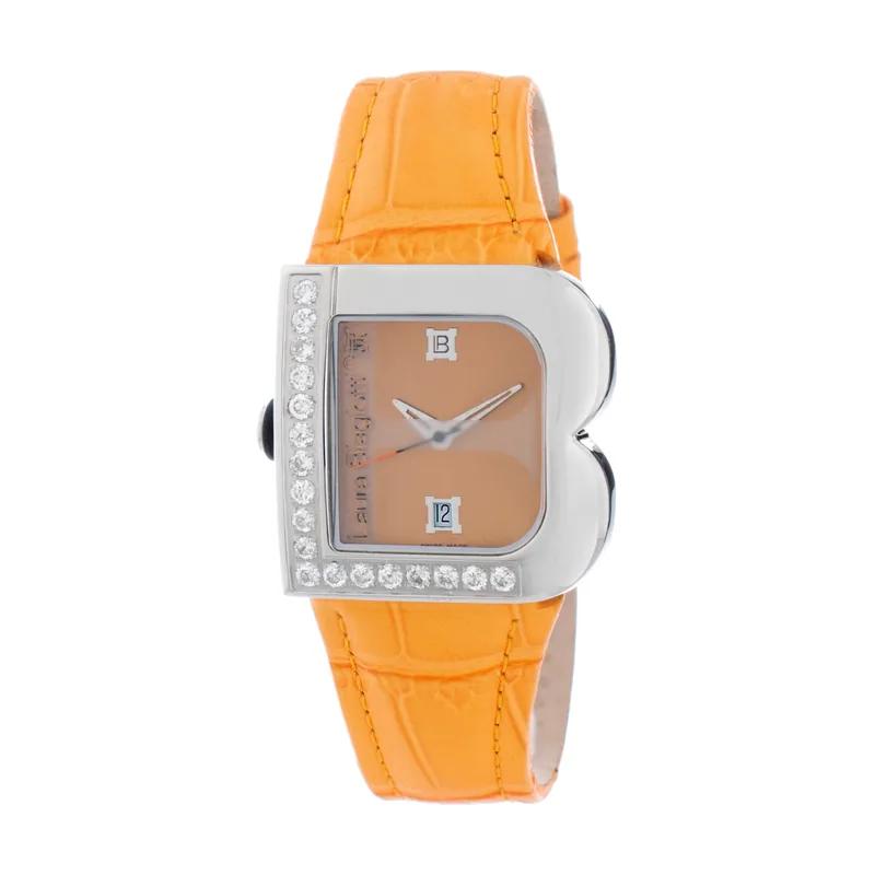 Laura Biagiotti Reloj Mujer Analogico Cuarzo con Correa de Piel LB0001L-DN