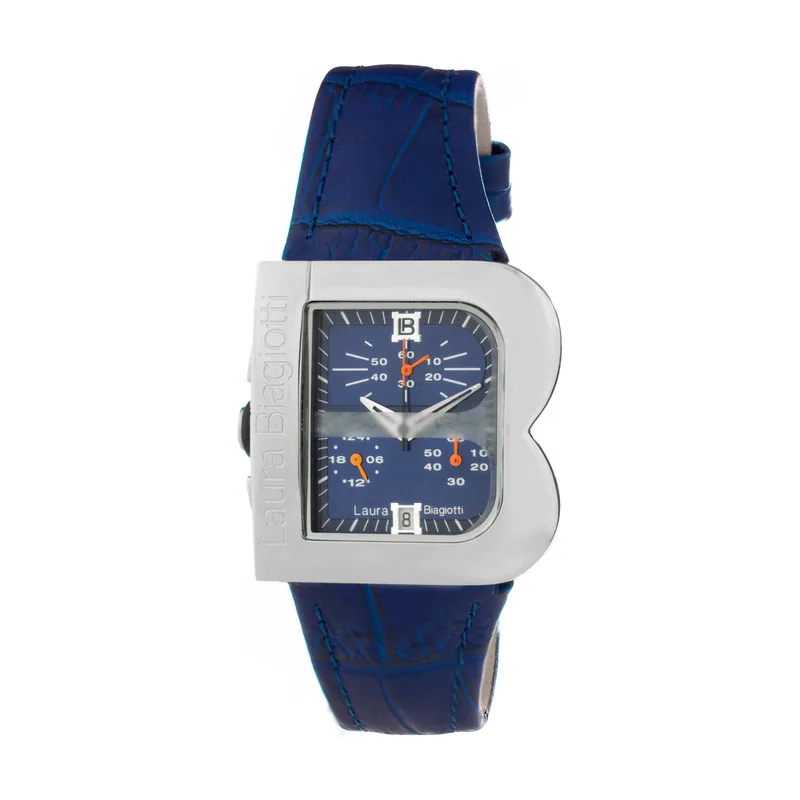 Laura Biagiotti Reloj Mujer Analogico Cuarzo con Correa de Piel LB0002L-02