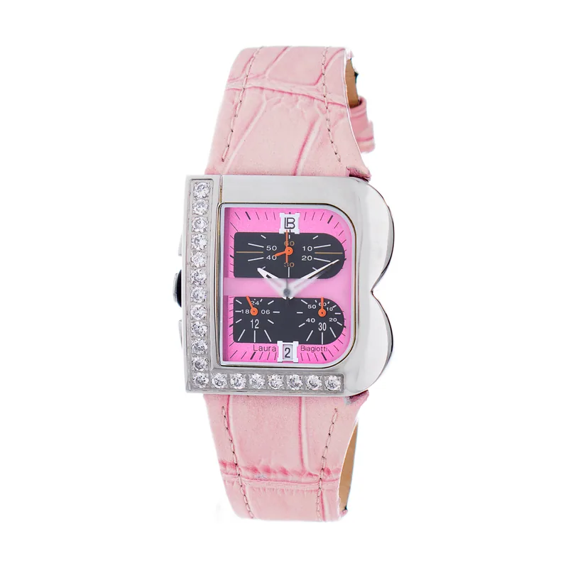 Laura Biagiotti Reloj Mujer Analogico Cuarzo con Correa de Piel LB0002L-03Z