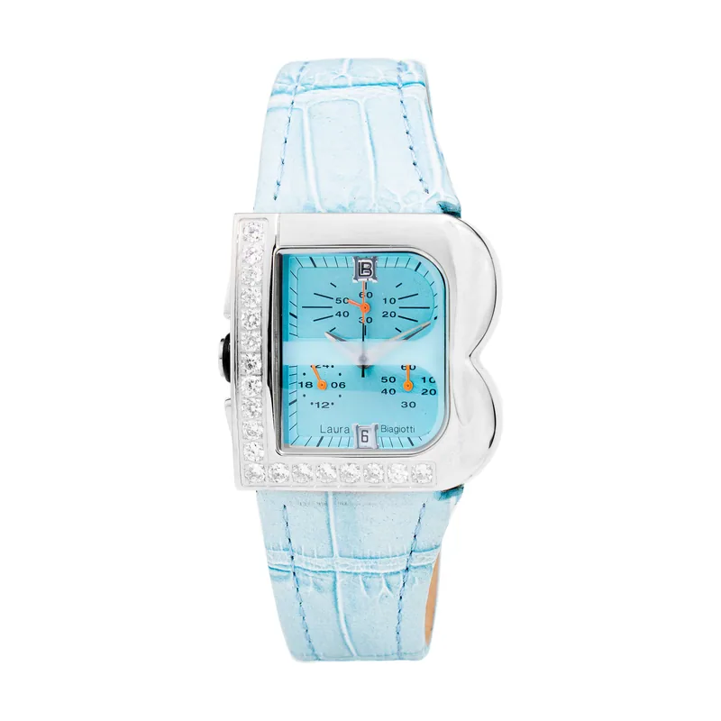 Laura Biagiotti Reloj Mujer Analogico Cuarzo con Correa de Piel LB0002L-04Z