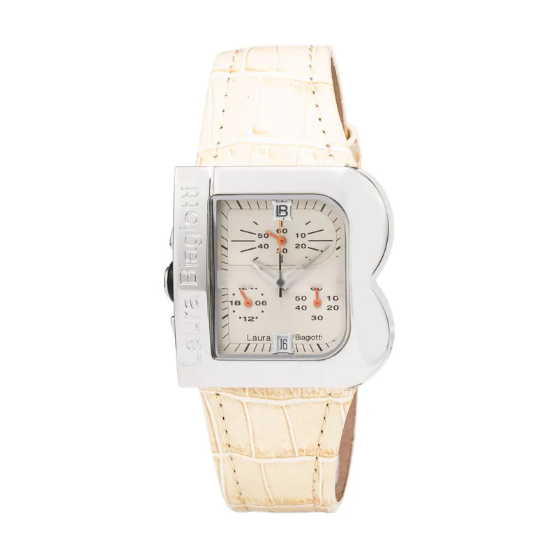 Laura Biagiotti Reloj Mujer Analogico Cuarzo con Correa de Piel LB0002L-11