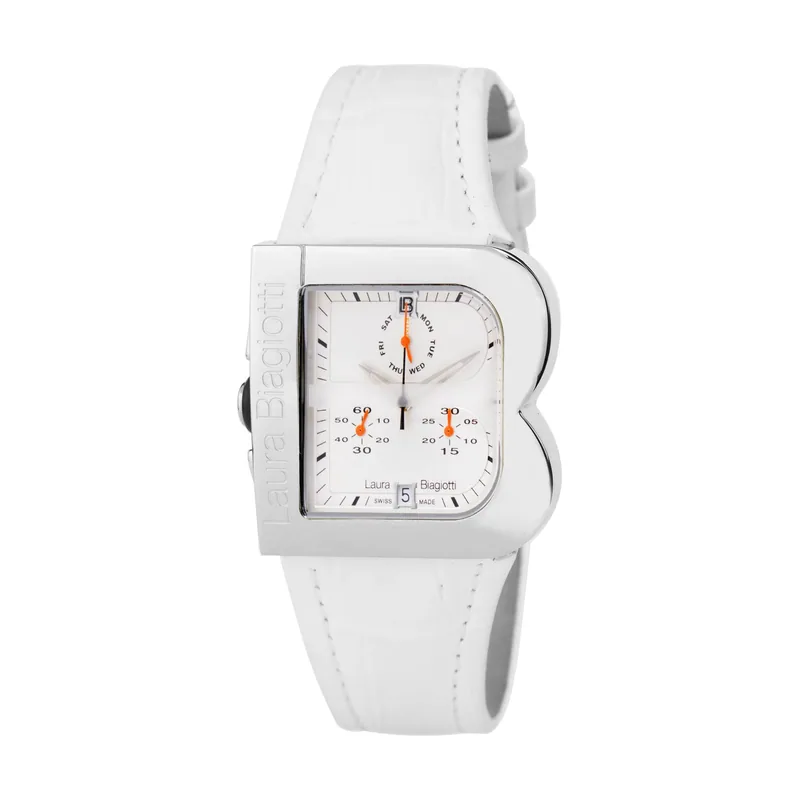 Laura Biagiotti Reloj Mujer Analogico Cuarzo con Correa de Piel LB0002L-B-2
