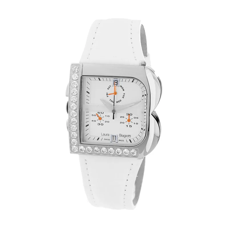 Laura Biagiotti Reloj Mujer Analogico Cuarzo con Correa de Piel LB0002L-BLZ