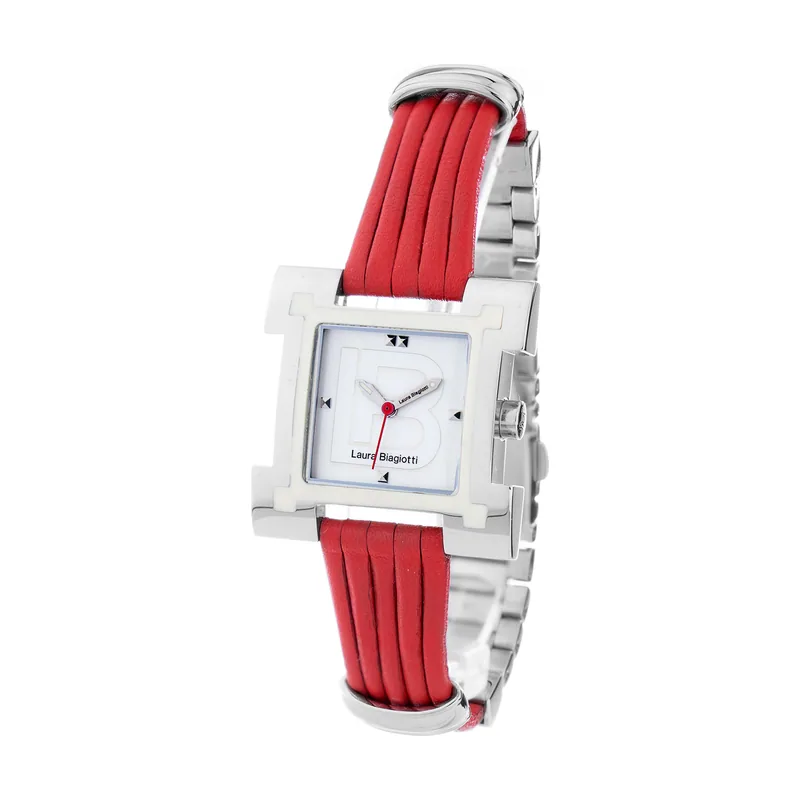 Laura Biagiotti Reloj Mujer Analogico Cuarzo con Correa de Piel/Acero LB0039L-04