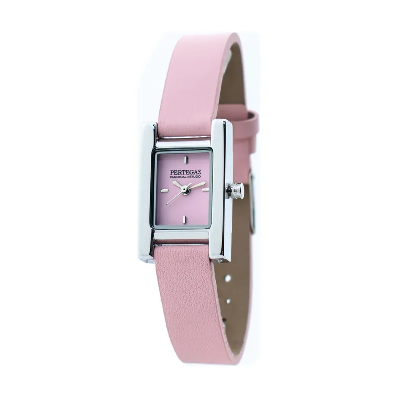 Pertegaz Reloj Analógico para Mujeres de Cuarzo con Correa en Cuero PDS-014-S