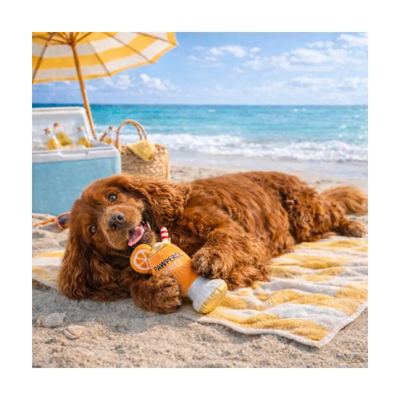 Summer Vibes Pawperol Spritz Peluche Juguete para perros