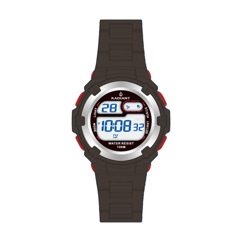 Radiant Reloj Digital para Unisex Adultos de Digital con Correa en Caucho RA446602