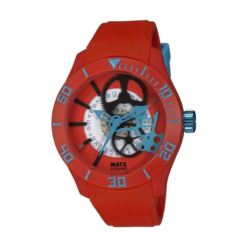 Watx & Colors Watxandco Reloj Hombre Analogico Cuarzo con Correa de Caucho REWA1921