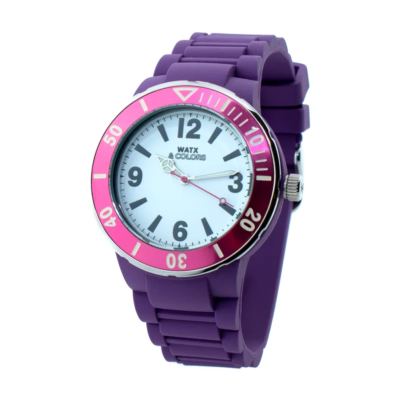 Watx & Colors Watx Reloj Analógico para Adultos Unisex de Cuarzo con Correa en Caucho RWA1623-C1520