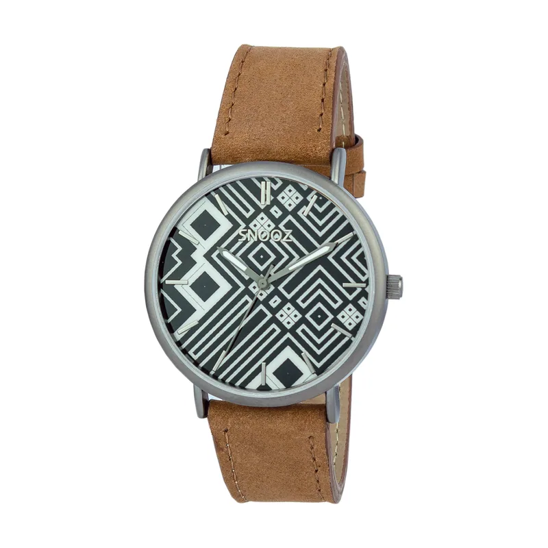 Snooz Reloj Unisex Analogico Cuarzo con Correa de Piel SAA1041-83