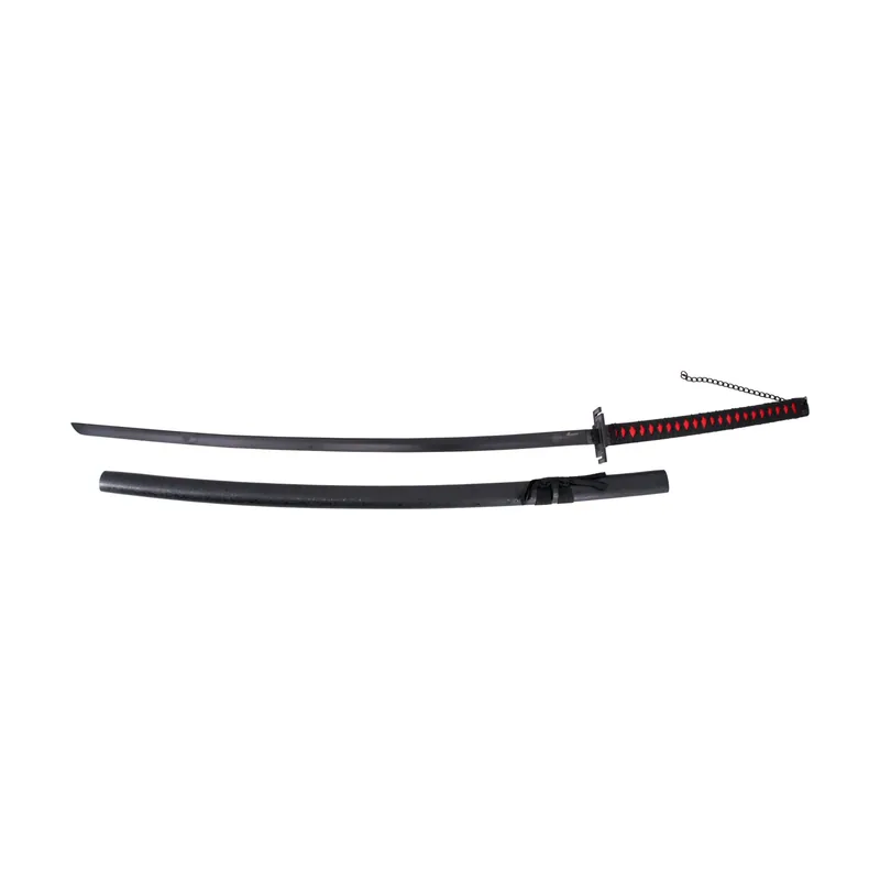 Amont Katana S5041 Tensa Zangetsu Ichigo Kurosaki de Bleach réplica no de 140 cm hoja