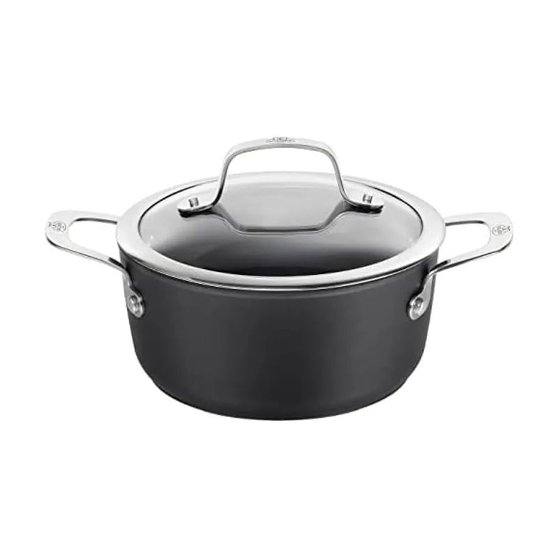 Ballarini Alba pot with lid titanium 2.7 L ALBG2LD.20D
