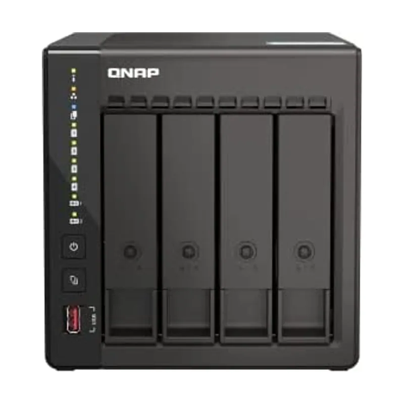 QNAP TS-453E NAS Tower Ethernet/LAN Noir J6412
