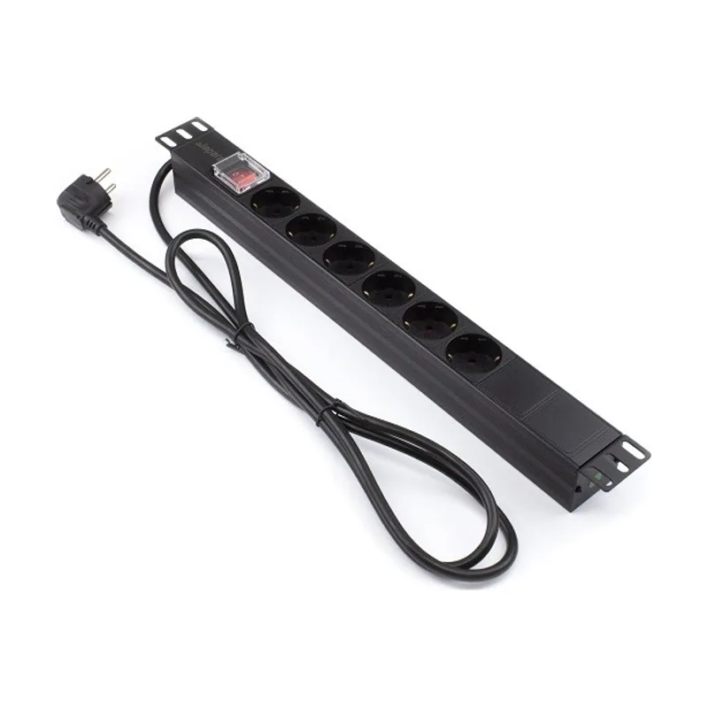 Lapara Networking Regleta Rack 19" 6 X Schuko Con Interruptor