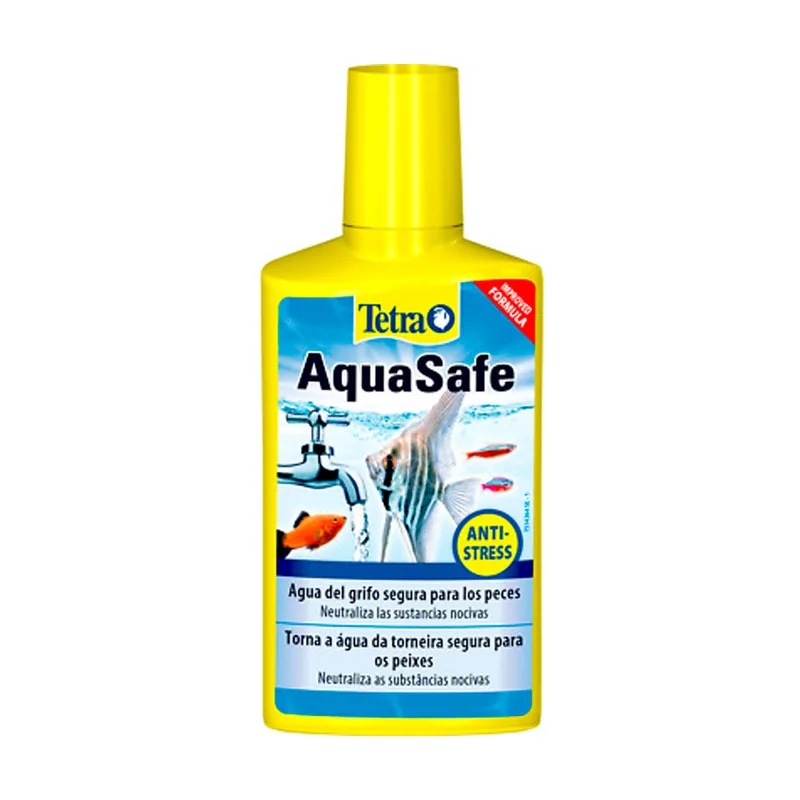 Tetra 0.25 L Aquasafe Anti-Stress Acondicionador de Agua para acuarios