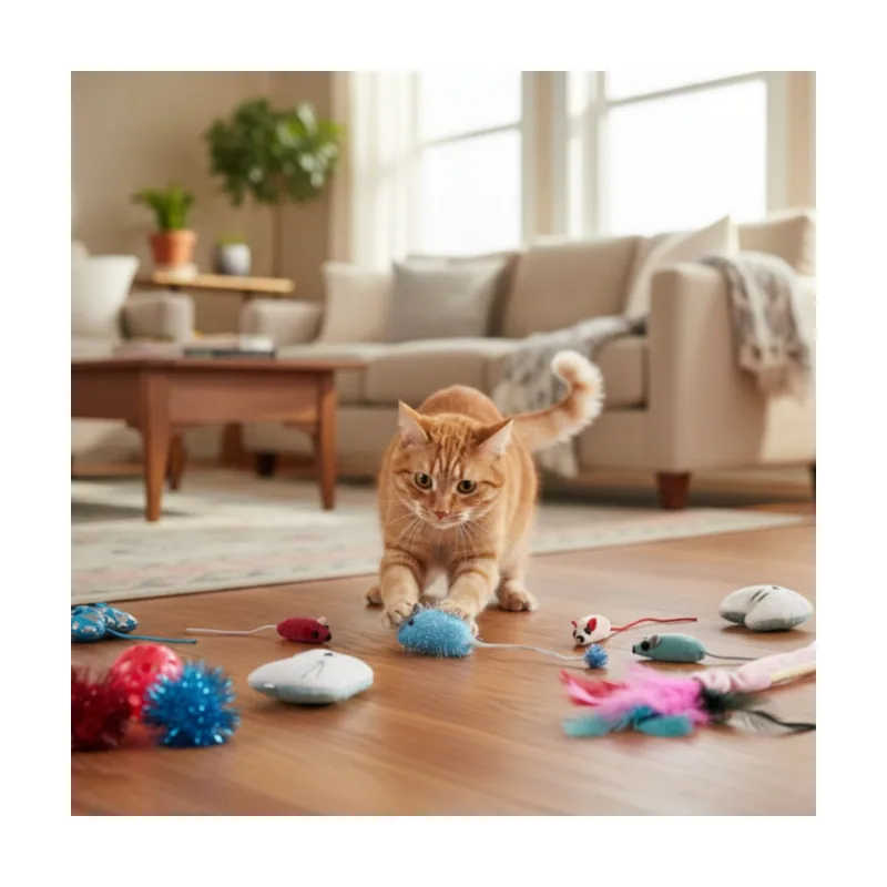 Tootoy! Caja de Juguetes Variados para gatitos