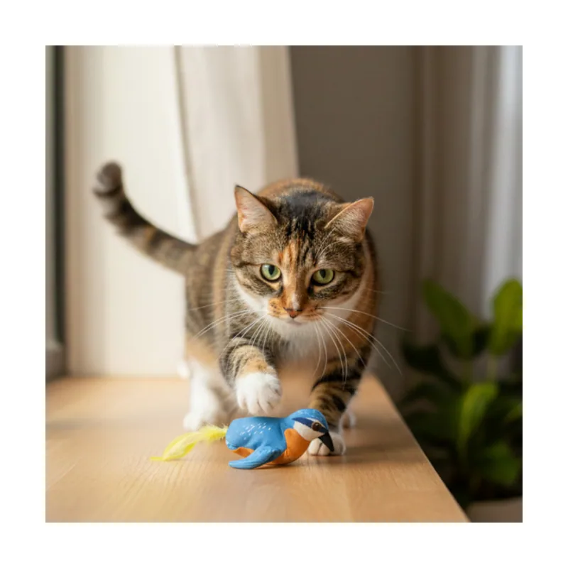 Tootoy! Peluche Interactivo de Pájaro para gatos